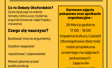 Zajęcia z Debat Oksfordzkich
